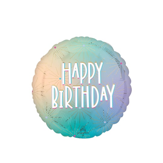 17" Pastel Dream Birthday Balloon